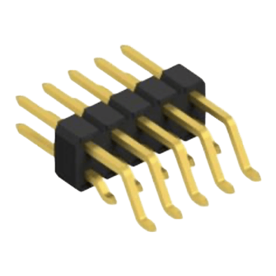 2.54mmピッチ ライトアングル 2列 表面実装用ピンヘッダ SL 17 SMD-株式会社アクアス