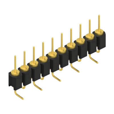 2.54mmピッチ 0.47mm径丸ピン 表面実装用ピンヘッダ MK 26 SMD-株式会社アクアス