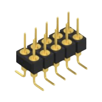 2.54mmピッチ 0.47mm径丸ピン 2列 表面実装用ピンヘッダ MK 226 SMD-株式会社アクアス