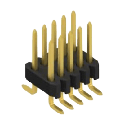 1.27mmピッチ 2列 (1.27mm x 2.54mm) 表面実装用ピンヘッダ SLV W 2 SMD-株式会社アクアス