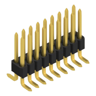 1.27mmピッチ 2列 (1.27mm x 1.27mm) 表面実装用ピンヘッダ SLV W 4 SMD-株式会社アクアス
