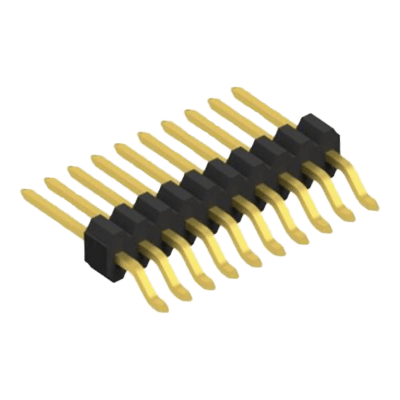 1.27mmピッチ ライトアングル 表面実装用ピンヘッダ SLV W 3 SMD-株式会社アクアス