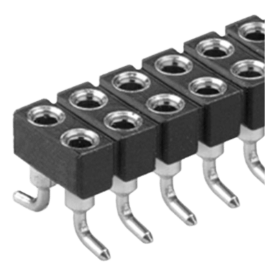 2.54mmピッチ 2列 表面実装用連結ソケット MK 222 SMD-株式会社アクアス