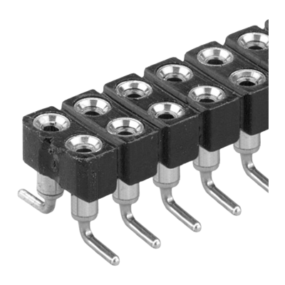 2.54mmピッチ 2列 表面実装用連結ソケット MK 223 SMD-株式会社アクアス