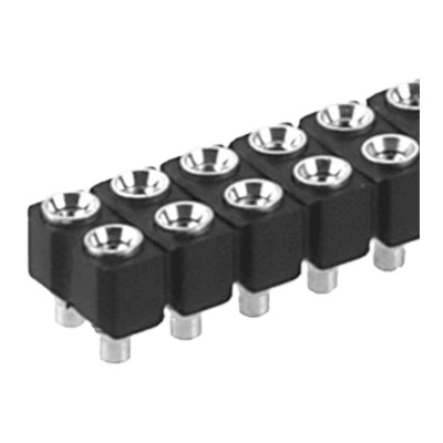 2.54mmピッチ 2列 表面実装用連結ソケット MK 220 SMD-株式会社アクアス