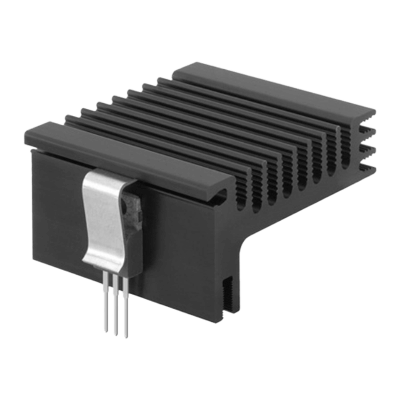 アルミ押出ヒートシンク トランジスタ固定スプリング用 SK483-株式会社アクアス