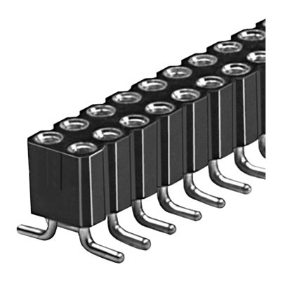 2mmピッチ 2列 表面実装用連結ソケット BLY 8 SMD-株式会社アクアス