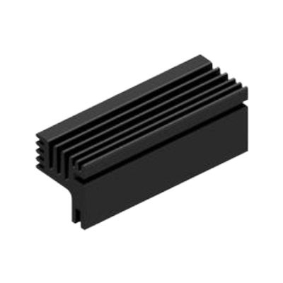 トランジスタネジ止めタイプ ユーロカード用 基板取付用押出成形ヒートシンク SK 609-株式会社アクアス