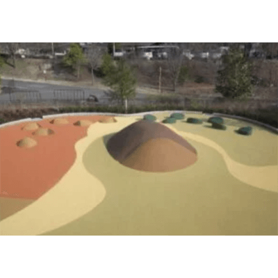 エクステリア・公園・幼保育園・スポーツ施設用 カラーゴムチップ ゴムチップ舗装材・エラストリート-篠田ゴム株式会社