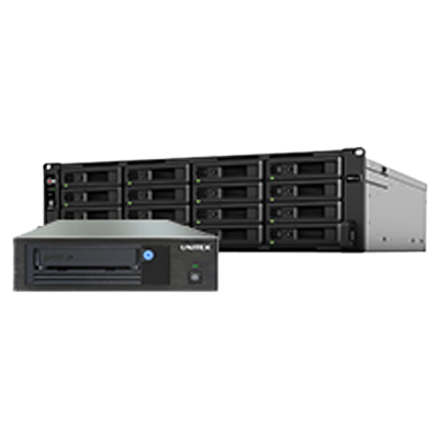 ダイレクトアーカイブシステム UNITEX LTO & Synology NAS LT90HU-AW-RS4021シリーズ-株式会社ユニテックス