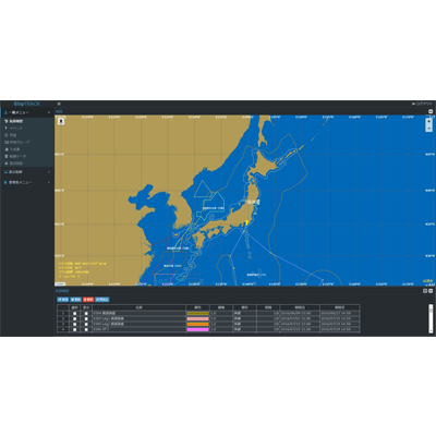 調査船・官公庁船向けプロダクト 航跡プロットシステム ShipTRACK-株式会社東北電技ソリューションズ