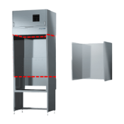 クッキングオイルコレクター 周辺部材 パネルセット (自立用) COC-RKB-801S-富士工業販売株式会社