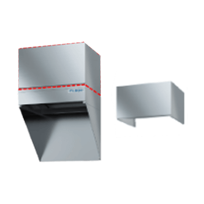 クッキングオイルコレクター 幕板セット 排気タイプ用 COC-DK-8465S-富士工業販売株式会社