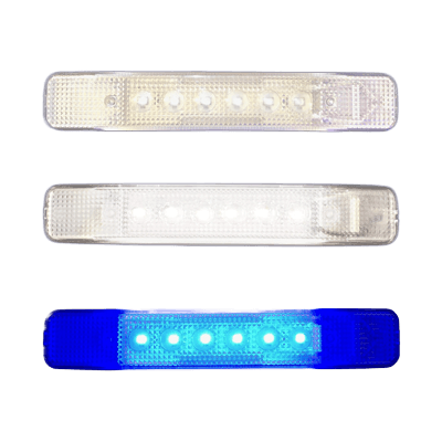 車輌電装機器 バス車輌外LED灯具 デイライト (白/青) 24V/12V兼用-東洋ライト工業株式会社