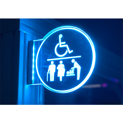 IoT 満空情報システム 表示デバイス LED満空サイン (トイレ満空表示) MKLED-12-△□□-東洋ライト工業株式会社