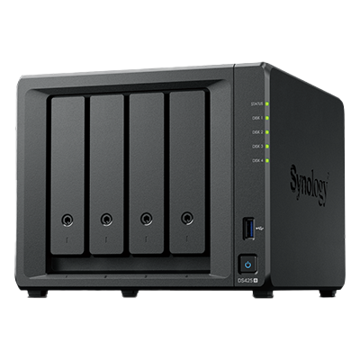タワーサーバー Plus シリーズ 100% データ所有権を持つコンパクトなストレージハブ DiskStation DS425+-Synology Japan株式会社