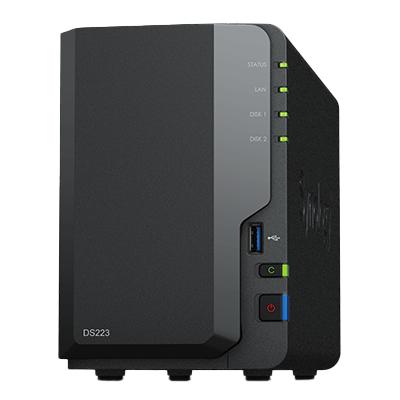 タワーサーバー Value シリーズ 家庭やスモールオフィス向けのデータ管理プラットフォーム DiskStation DS223-Synology Japan株式会社