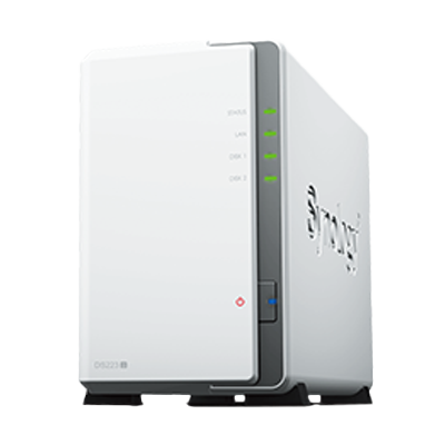 タワーサーバー J シリーズ 小型で静音の省エネ型ストレージ DiskStation DS223j-Synology Japan株式会社