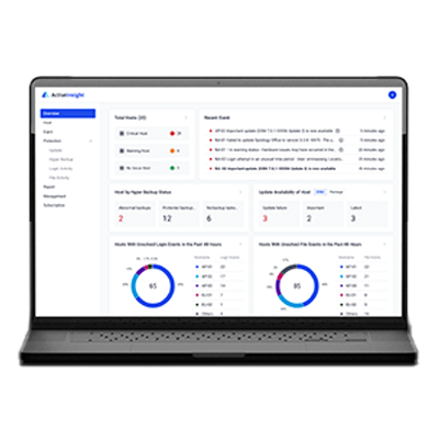 ライセンスパックとサービス Active Insight-Synology Japan株式会社