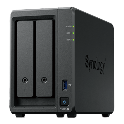 タワーサーバー Plus シリーズ 家庭や小規模ビジネス、エッジ向けのコンパクトで高性能なストレージ DiskStation DS725+-Synology Japan株式会社