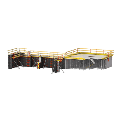 システム型枠 Wall Formwork (壁型枠) DUO System Formwork (軽量樹脂製型枠)-ペリー・ジャパン株式会社