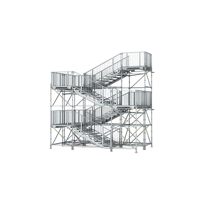 支保工・作業足場 PERI UP Flex Public Stair (昇降足場・階段)-ペリー・ジャパン株式会社