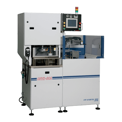 球面加工機 レンズ加工機 中径NC付き心取機 (自動搬送付き) CNV2-80A-共立精機株式会社