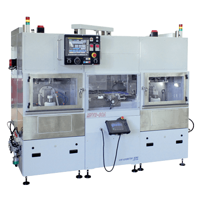 球面加工機 レンズ加工機 中径複合加工機 (自動搬送付き) MNV2-80AW-共立精機株式会社
