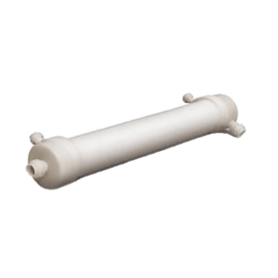 プラスチック熱交換器 ニッケルメッキプロセス用PVDFシェルチューブ型-エルリングクリンガー・エンジニアリングプラスチックス(EKT)社