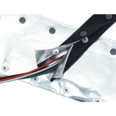 アルミ箔0.01mm ホックタイプ シールドチューブ OLBF-株式会社カメダデンキ