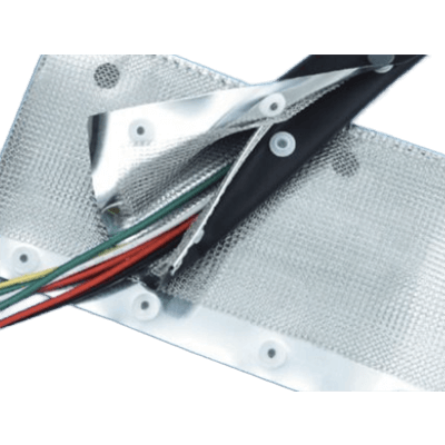 アルミ箔0.01mm+メッシュ2層 ホックタイプ シールドチューブ OLBFX-株式会社カメダデンキ