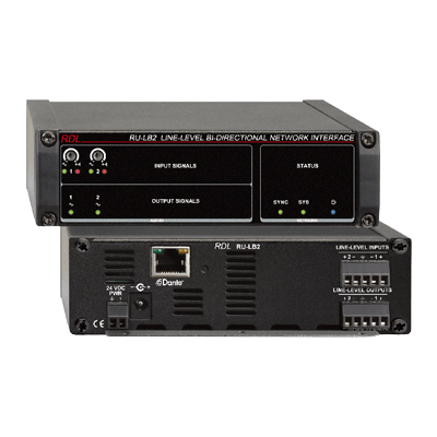 DANTE INTERFACE Dante Line-Level 2×2 / 4×4 I/O-有限会社Digicom