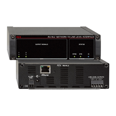 DANTE INTERFACE Dante Line-Level 2 / 4 Out Interface-有限会社Digicom