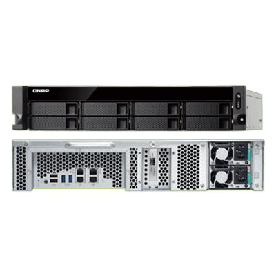 ストレージ 2U8ペイ 2.5GbE NAS GNAS-QN2U8B-株式会社ジーデップ・アドバンス