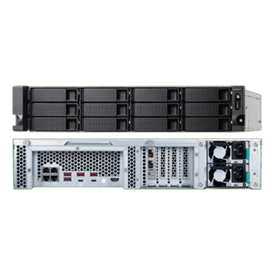 ストレージ 冗長化電源搭載ハイパフォーマンス12ベイNAS GNAS-QN2U12B-株式会社ジーデップ・アドバンス