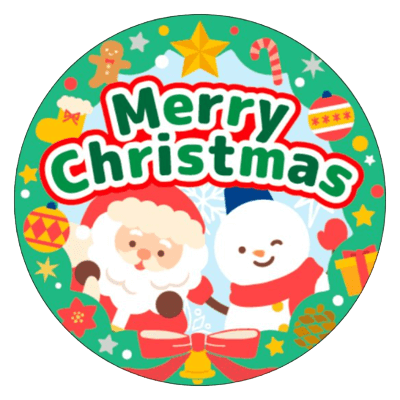 販促シール・ラベル クリスマス-パッケージアート株式会社