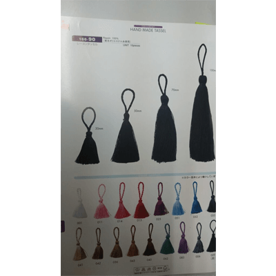 ポリエステル ロット10本 フレンジ タッセル-植田繊維株式会社