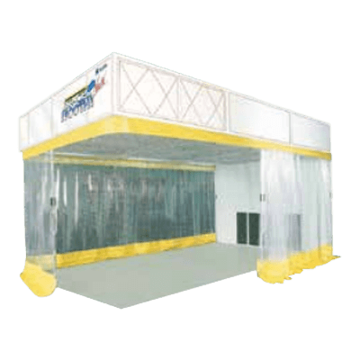 カーテンタイプ塗装ブース スペース･ブース [junior] SPB-35-株式会社栗田工業