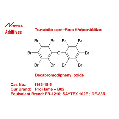 臭素系難燃剤 FR1210 1163-19-5デカブロモジフェニル酸化物DBDPO B-02-Shandong Novista Chemicals Co.,Ltd