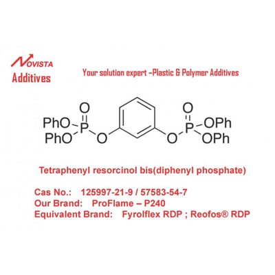 難燃性可塑剤 テトラフェニルレゾルシノールビス (リン酸ジフェニル) RDP P240-Shandong Novista Chemicals Co.,Ltd