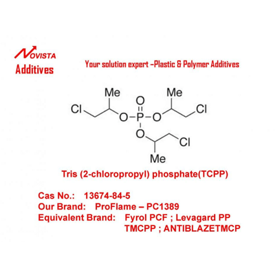 難燃性可塑剤 トリス (クロリソプロピル) リン酸13674-84-5 TCPP PU FOAM FR PC1389-Shandong Novista Chemicals Co.,Ltd