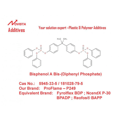 難燃性可塑剤 BDPビスフェノールAビス (リン酸ジフェニル) FP600 181028-79-5 P249-Shandong Novista Chemicals Co.,Ltd