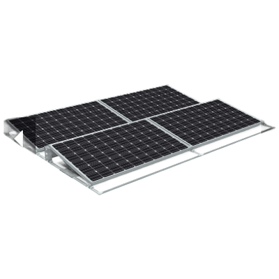 屋根PVシステム 陸屋根バラスト屋上取り付け Mrac陸屋根PV構造 RMI-XiamenMibetNewEnergyCo.,Ltd.