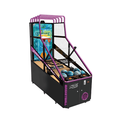 アミューズメントマシン 大型モニター搭載のバスケットゲーム ストリートフープ-株式会社マインズ