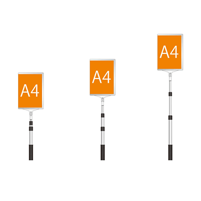 プラカード・手持ち看板 短いプラカード A4縦型 PACKCARD_A4-s-t-株式会社ライトビコー