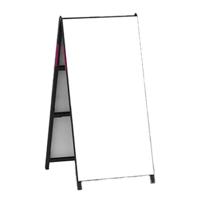 【屋外用・両面】A型スタンド看板 AK-612 Aサイン Kブラック-株式会社ライトビコー