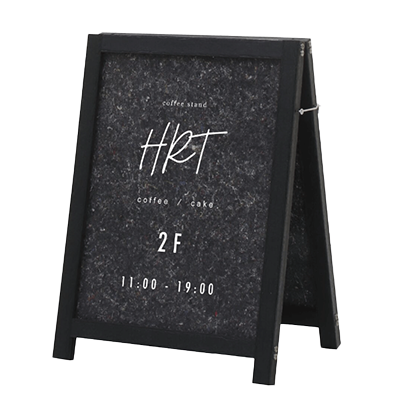 【屋外用・両面】スタンド看板 リサイクルボードサイン クロリー CE-456-株式会社ライトビコー