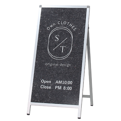 【屋外用・片面】スタンド看板 リサイクルボードサイン クロリー CA-459S-株式会社ライトビコー