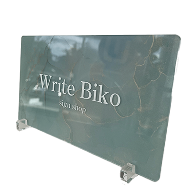 アクリルプレート看板・表札・卓上看板 大理石柄 アクリル サイン プレート-株式会社ライトビコー