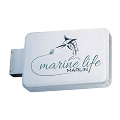 【LED】小型 突き出し看板・袖看板【屋外用】152角丸アルミ LED〈ヨコ型〉LLT11-21-株式会社ライトビコー